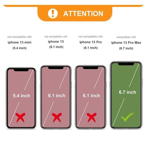 Crossbody Wallet Case iPhone Pro Max 13 RFID Zipper Card Holder Flip Cover - Picture 5 of 9